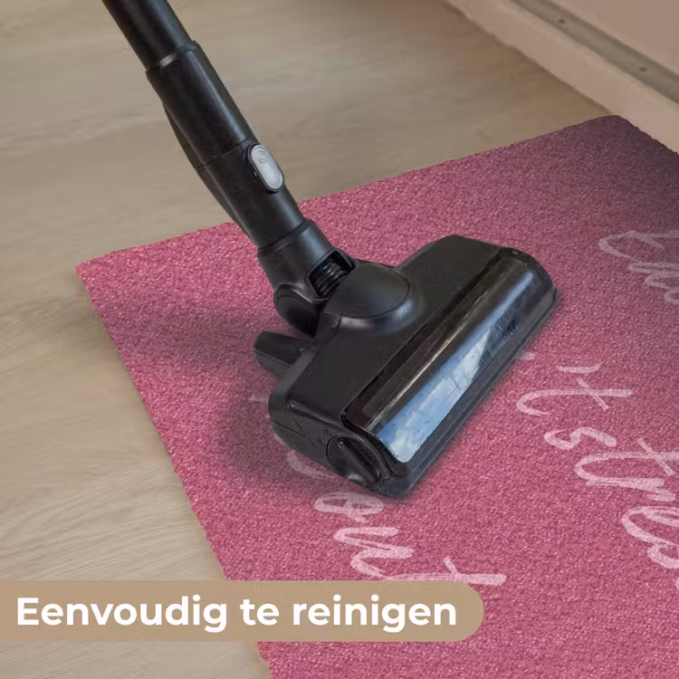 Deurmat - eat me out don't stress me out - Roze - Minimalistisch — 9