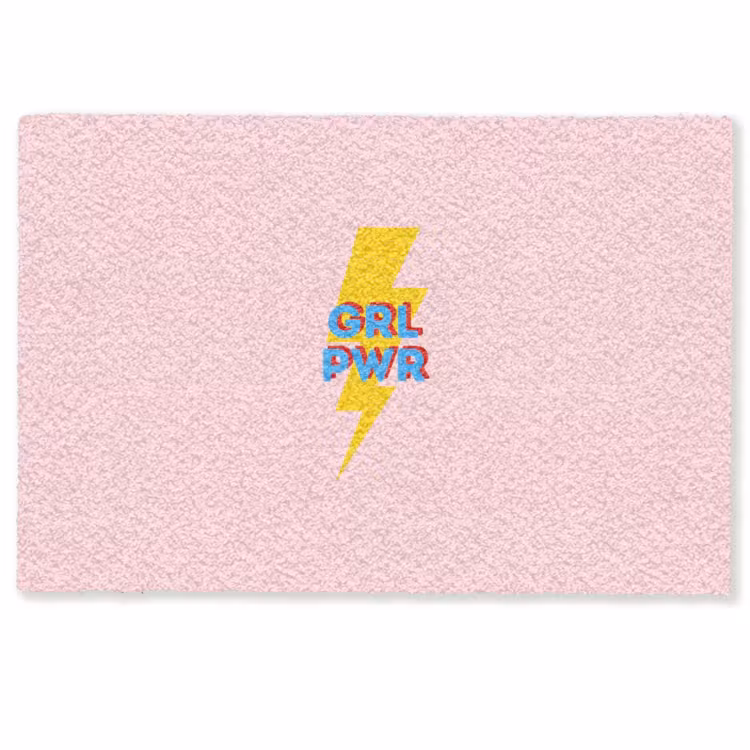 Deurmat - Grl pwr - Bliksem - Roze — 1