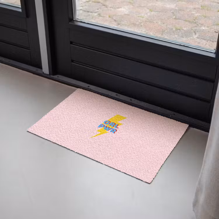 Deurmat - Grl pwr - Bliksem - Roze — 2