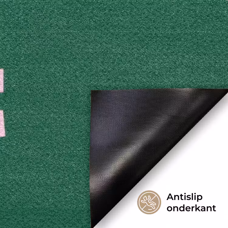 Deurmat - Groen - Teskt - This is art - Roze — 6