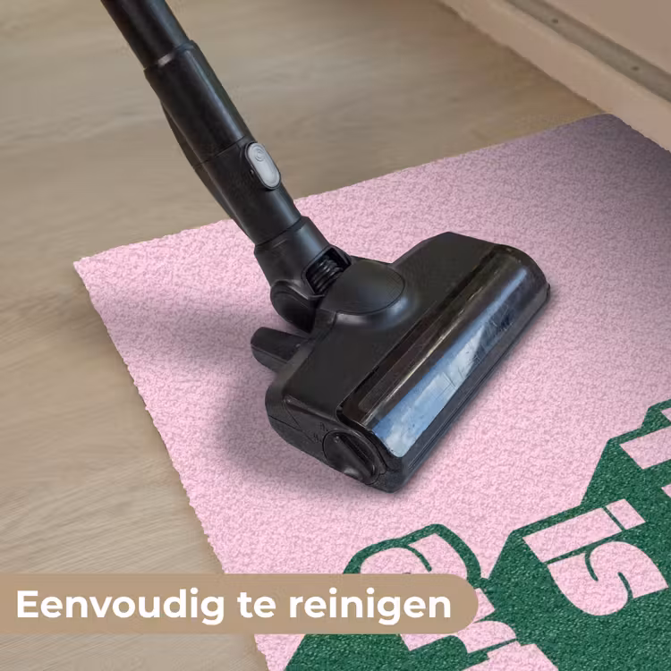 Deurmat - Groen - Teskt - This is art - Roze — 9