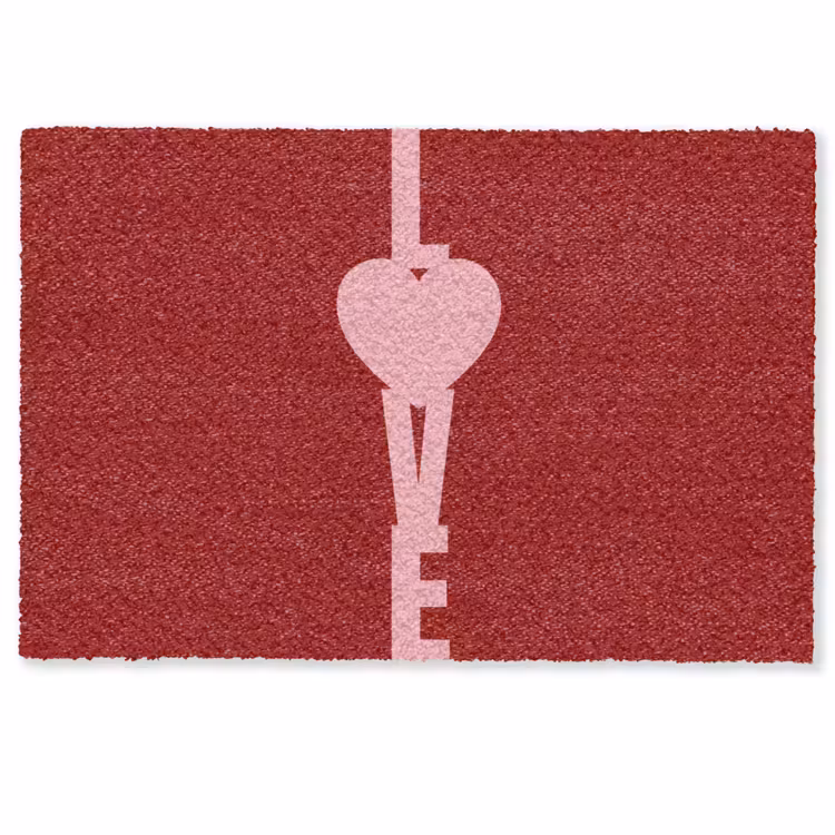 Deurmat - Love - Hart - Rood — 1
