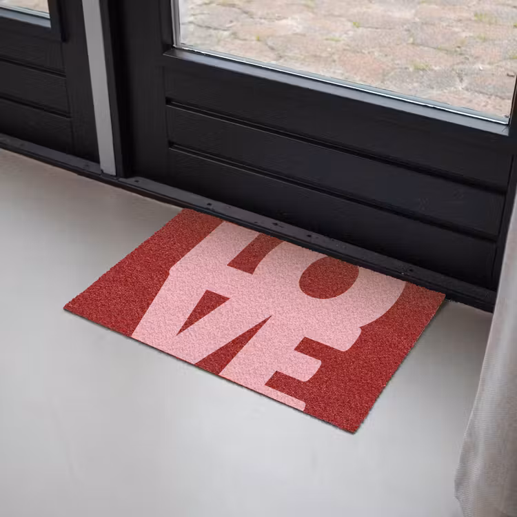Deurmat - Love - Rood - Blokletters — 2