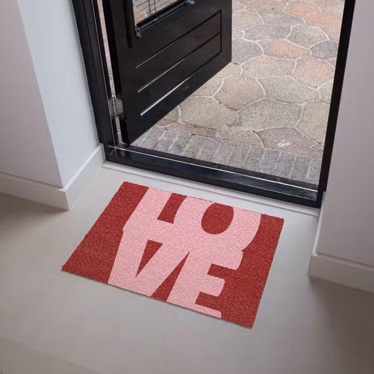 Deurmat - Love - Rood - Blokletters — 4