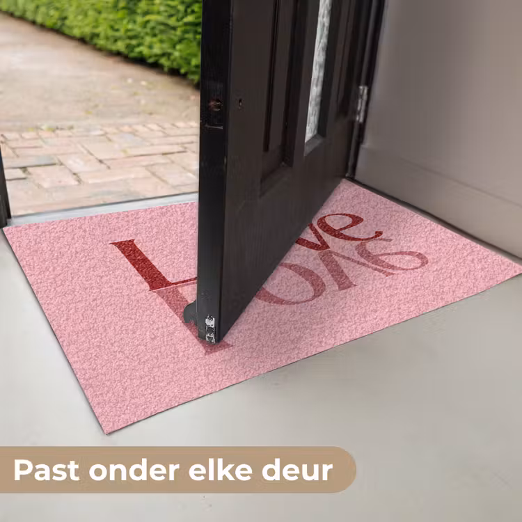 Deurmat - Love - Roze - Spiegeling — 7
