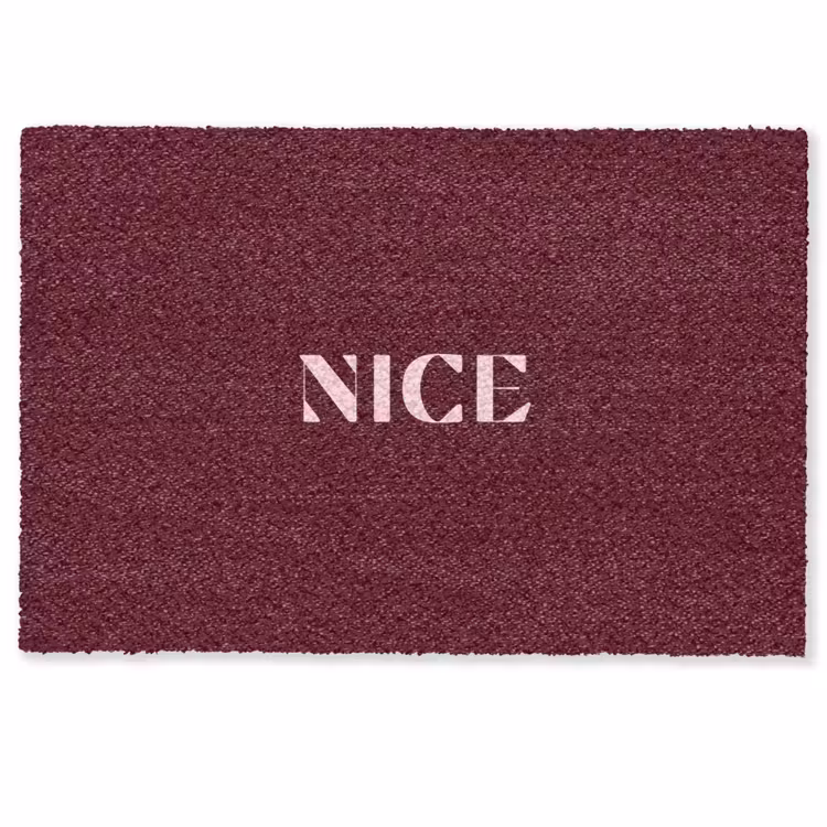 Deurmat - Nice - Bordeaux - Roze — 1