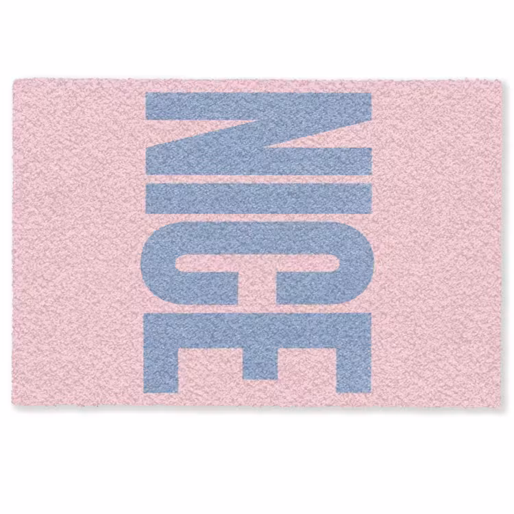 Deurmat - Nice - Paars - Roze — 1