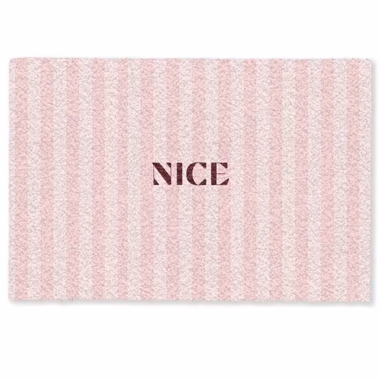 Deurmat - Nice - Strepen - Roze — 1