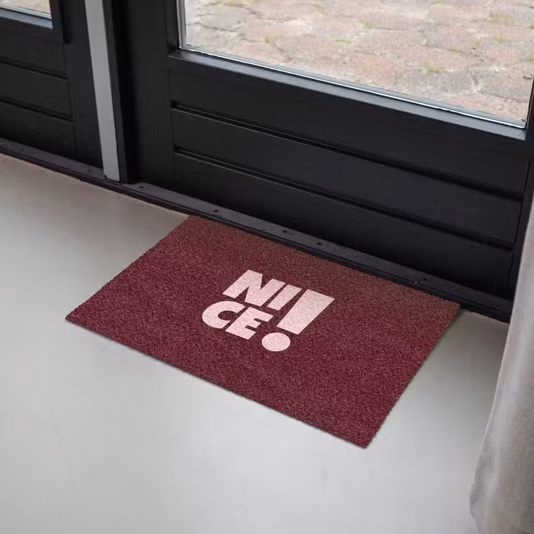Deurmat - Nice - Uitroepteken - Rood — 2