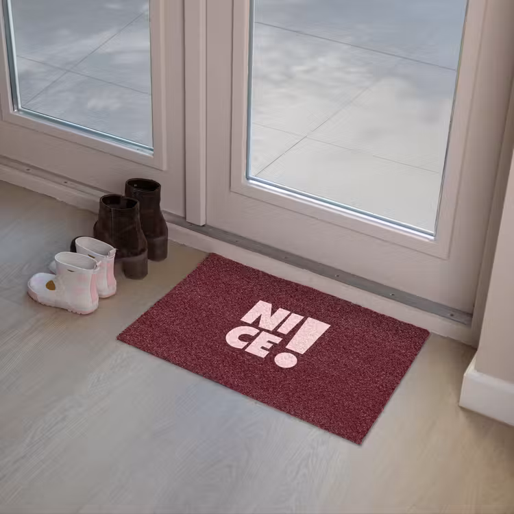 Deurmat - Nice - Uitroepteken - Rood — 8