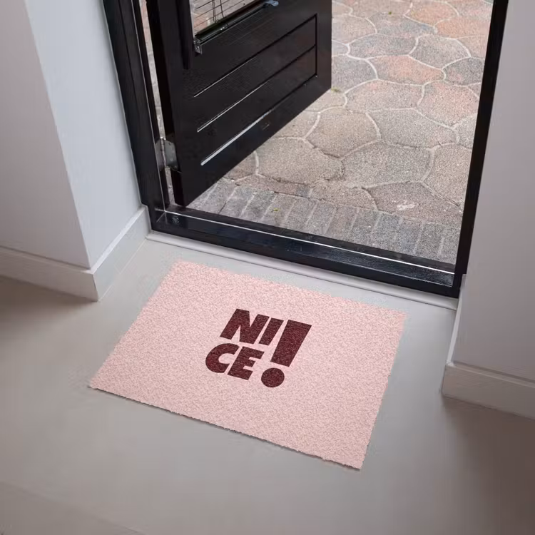 Deurmat - Nice - Uitroepteken - Roze — 4