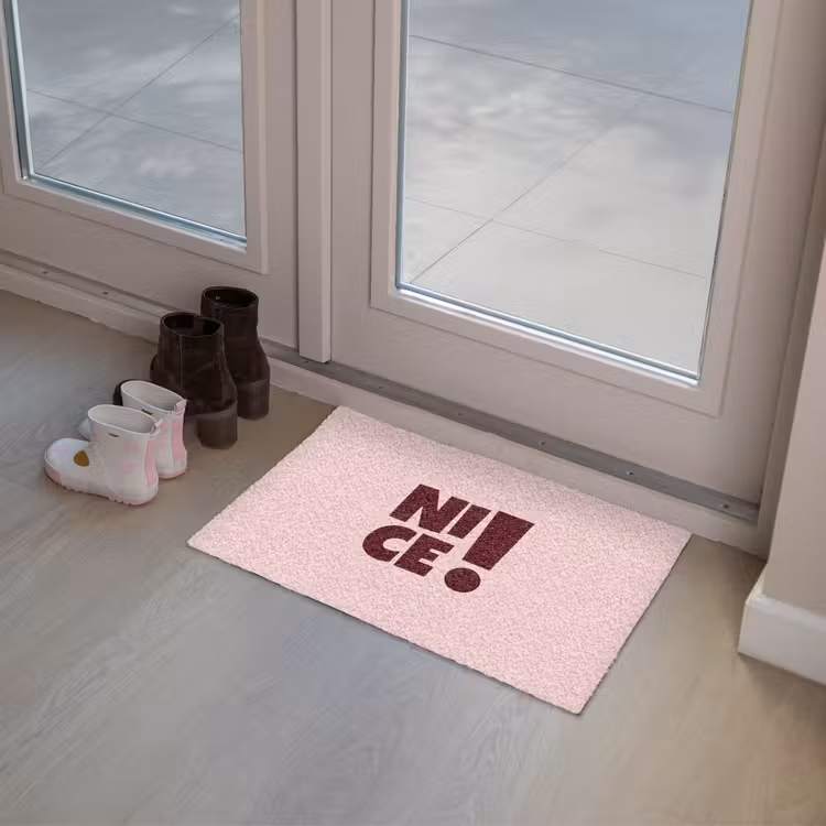 Deurmat - Nice - Uitroepteken - Roze — 8