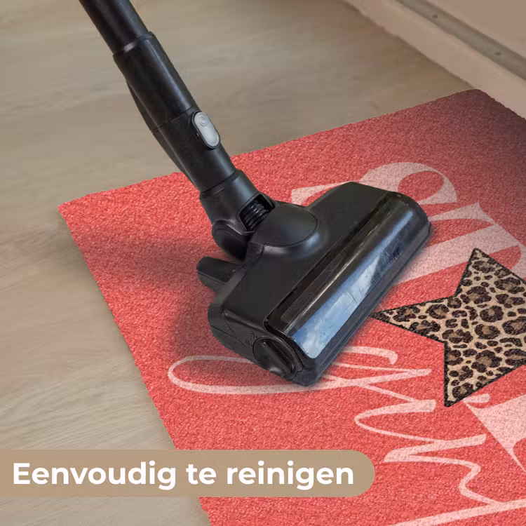 Deurmat - Star girl - Rood - Panter - Ster — 9