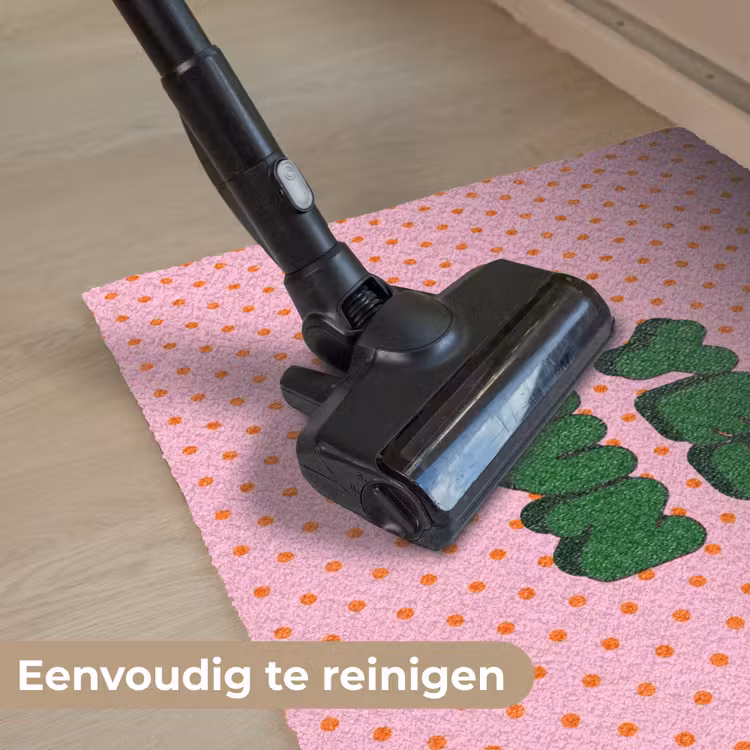 Deurmat - Yes fun - Groen - Roze - Stippen — 9