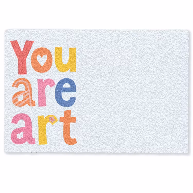 Deurmat - You are art - Kleurrijk - Grafisch — 1