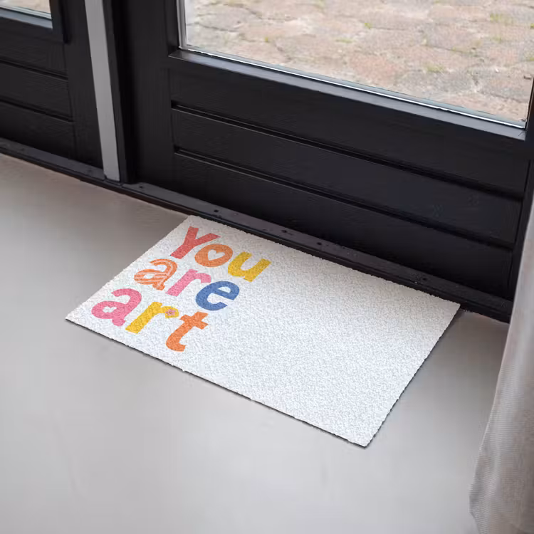 Deurmat - You are art - Kleurrijk - Grafisch — 2