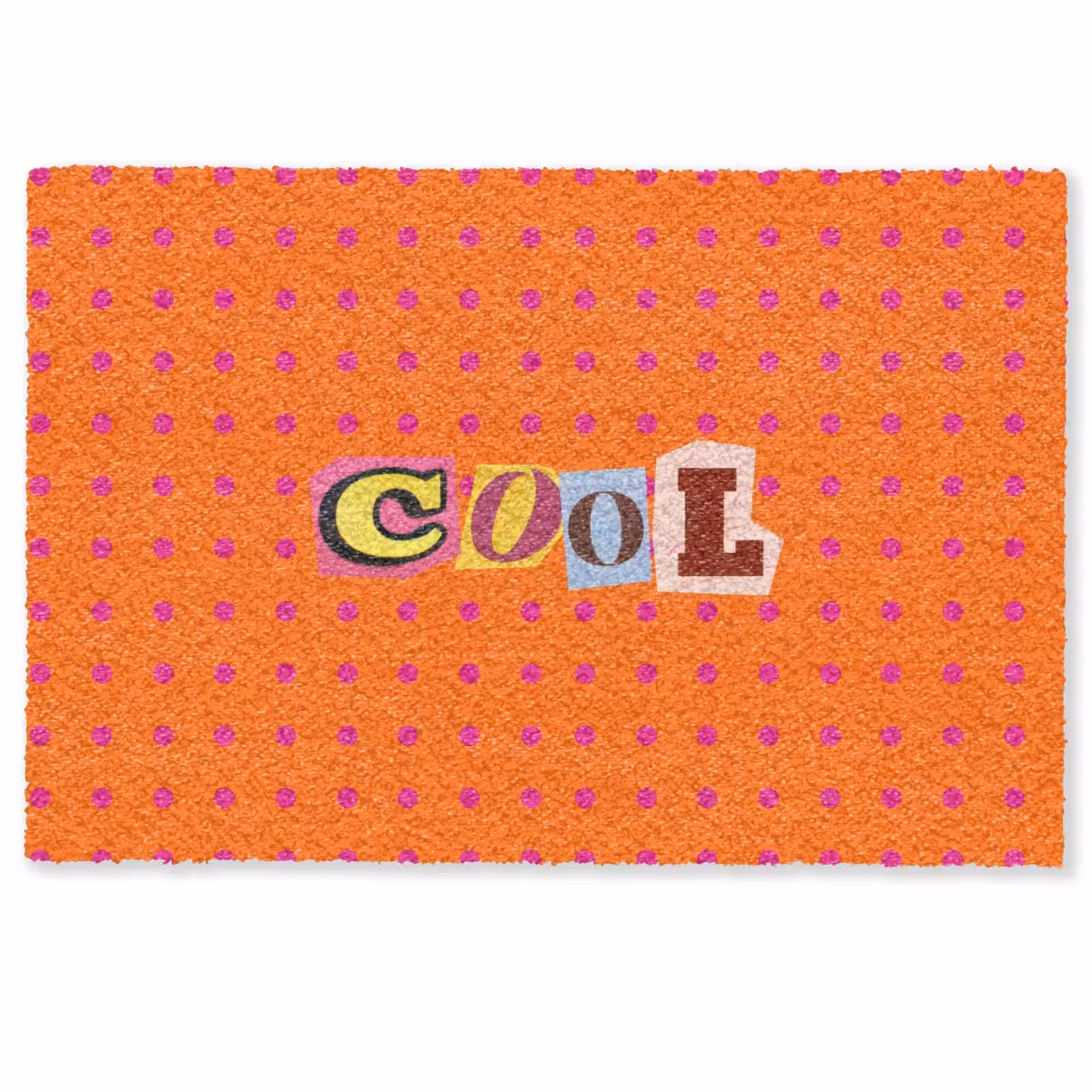 Deurmat - Cool - Stippen - Oranje — 1