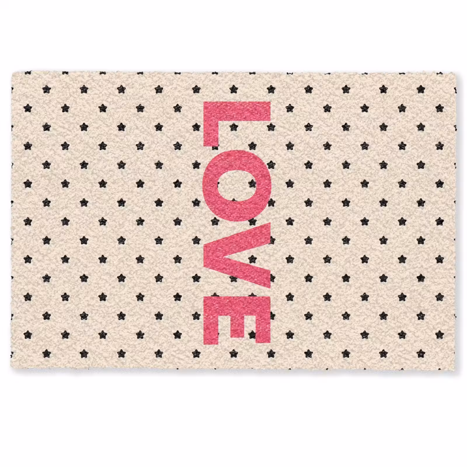 Deurmat - Love - Stippen - Roze — 1