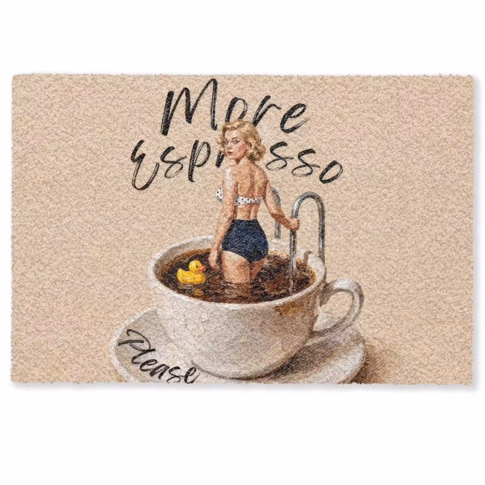 Deurmat - More espresso - Koffie - Eend — 1