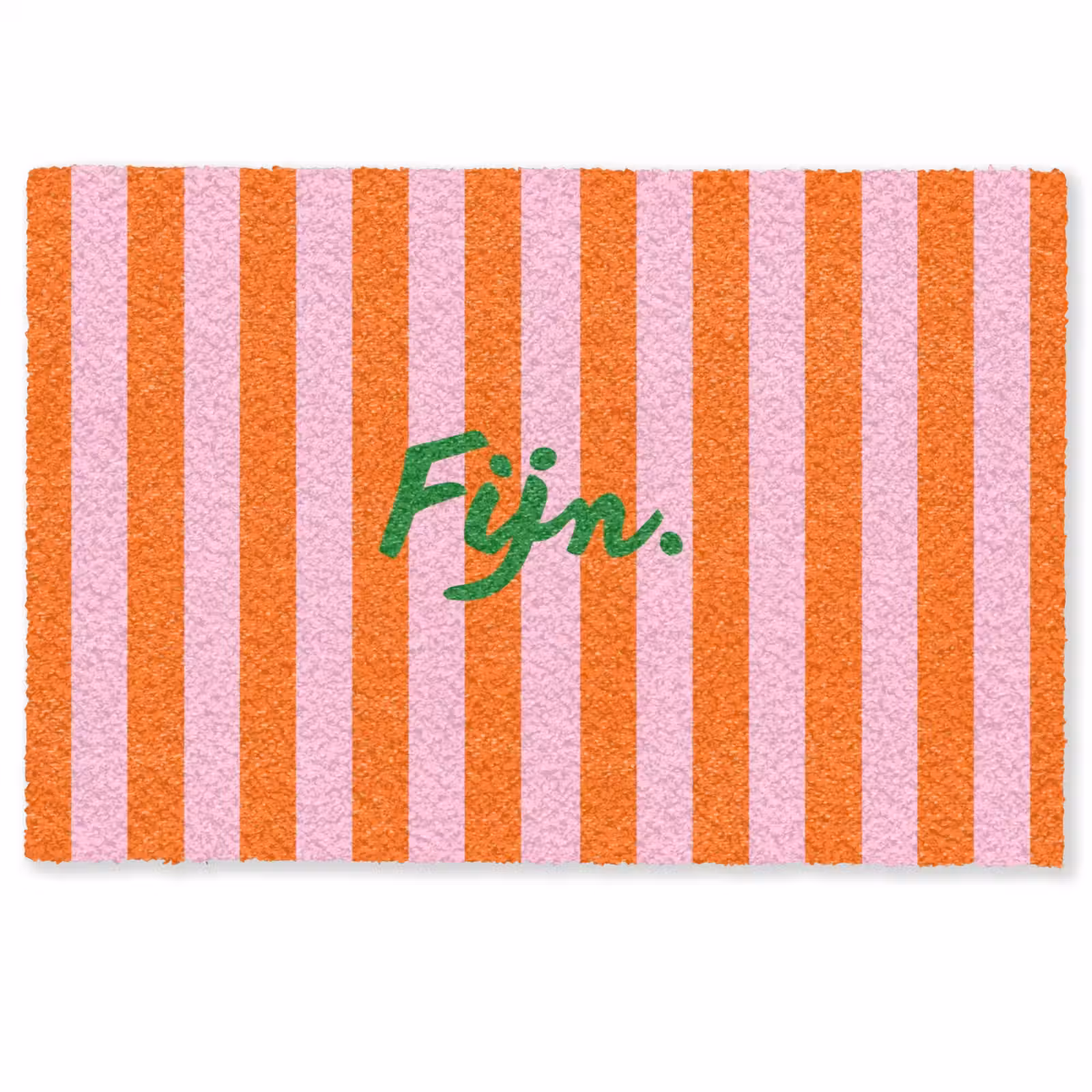 Deurmat - Patroon - Oranje - Fijn - Strepen — 1