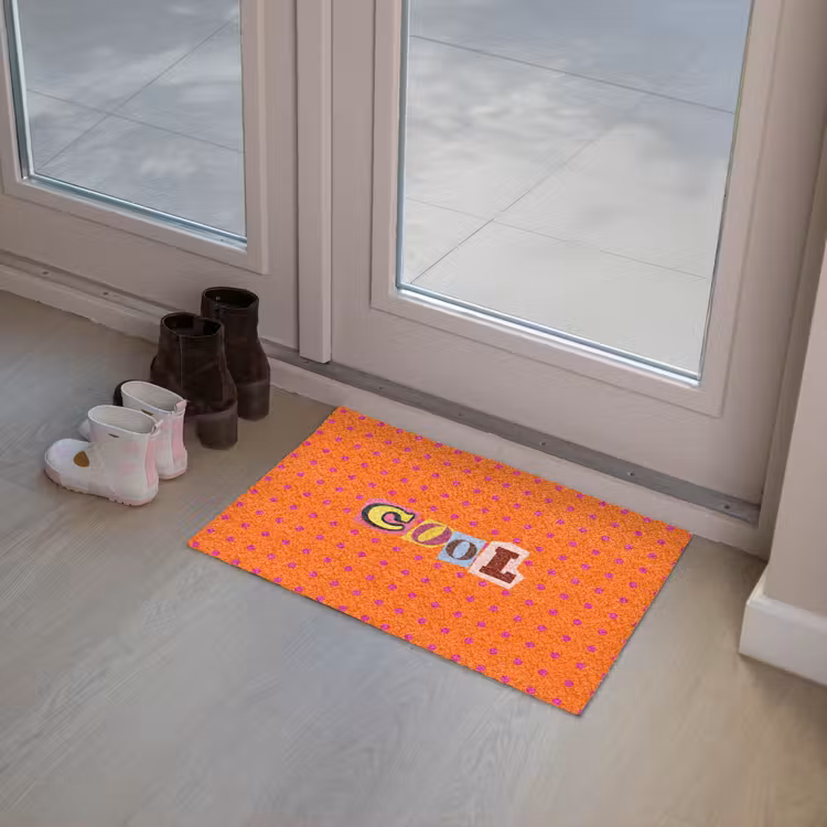 Deurmat - Cool - Stippen - Oranje — 8