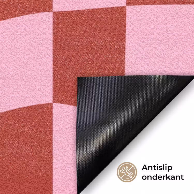 Deurmat - Furture - Geblokt - Rood — 6