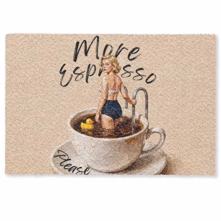 Deurmat - More espresso - Koffie - Eend — 1