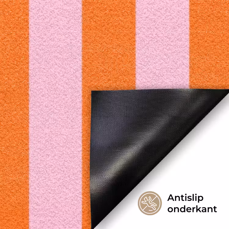 Deurmat - Patroon - Oranje - Fijn - Strepen — 6