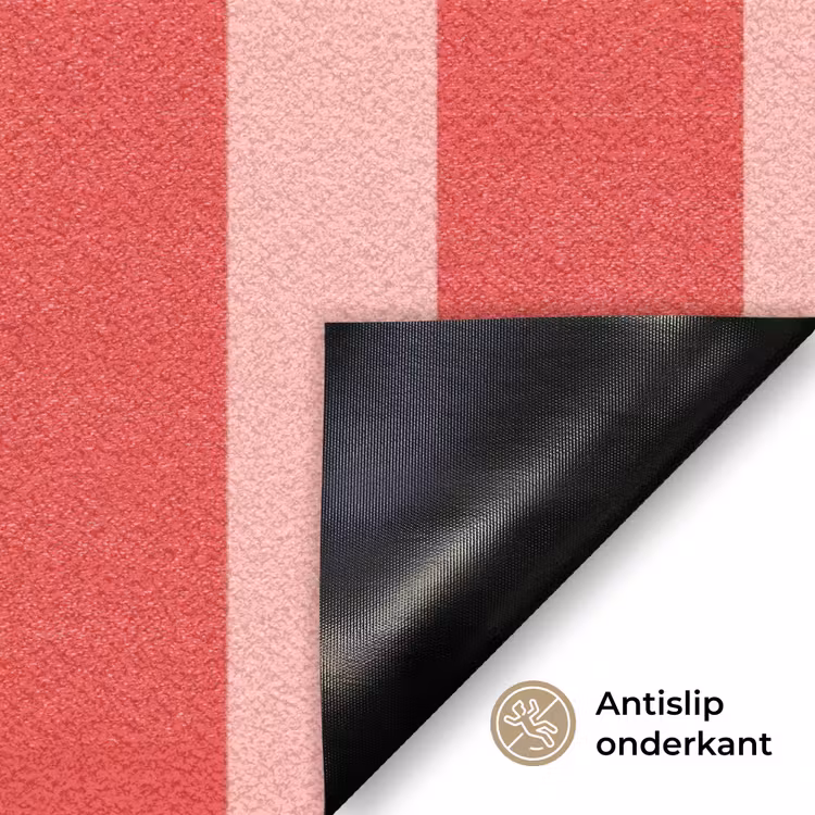 Deurmat - Strepen - Rood - Try again — 6
