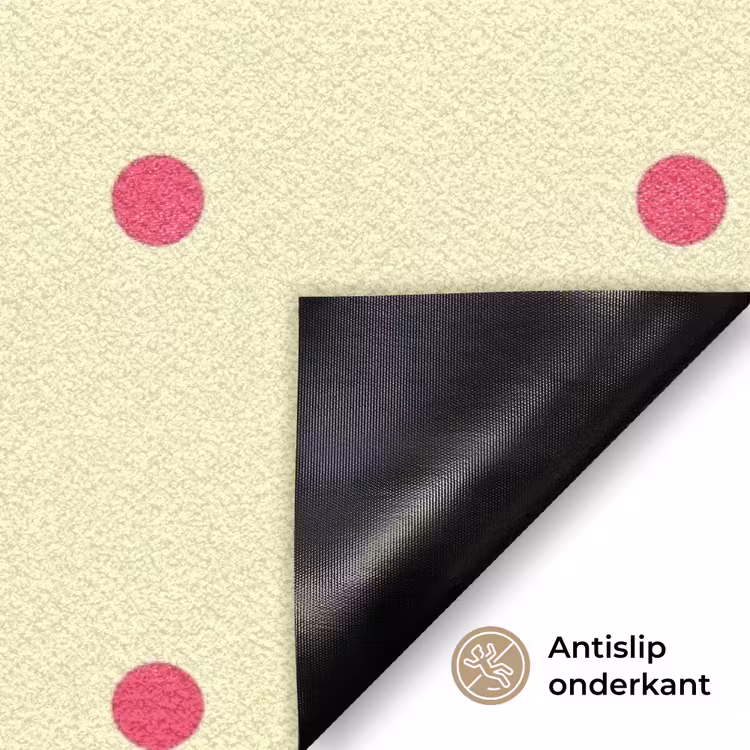 Deurmat - Swag - Roze - Stippen - Geel — 6