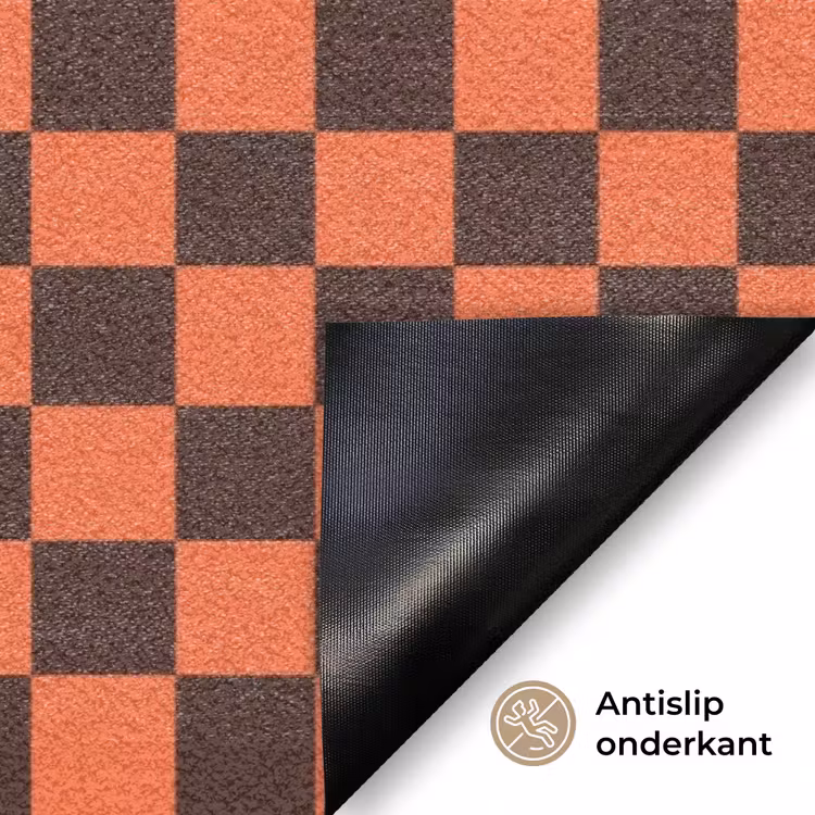 Deurmat - Tequila texted you - Glas - Vierkanten - Oranje — 6