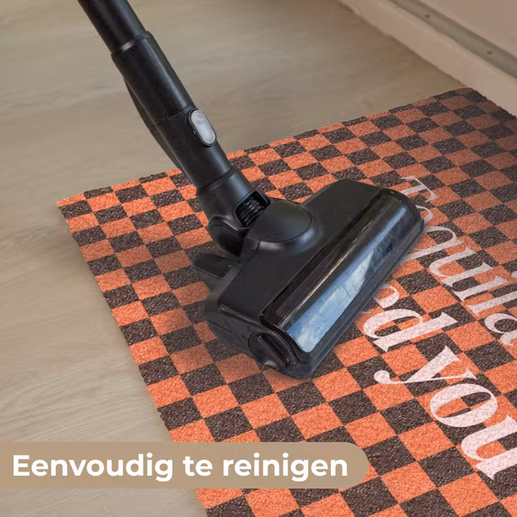 Deurmat - Tequila texted you - Glas - Vierkanten - Oranje — 9