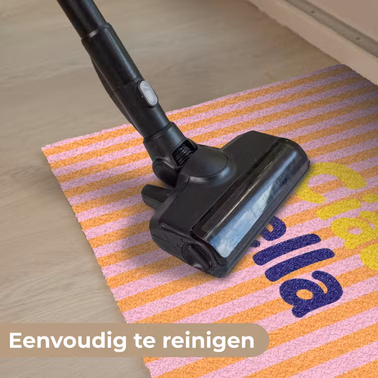 Deurmat - Verticaal - Strepen - Oranje - Ciao bella — 9