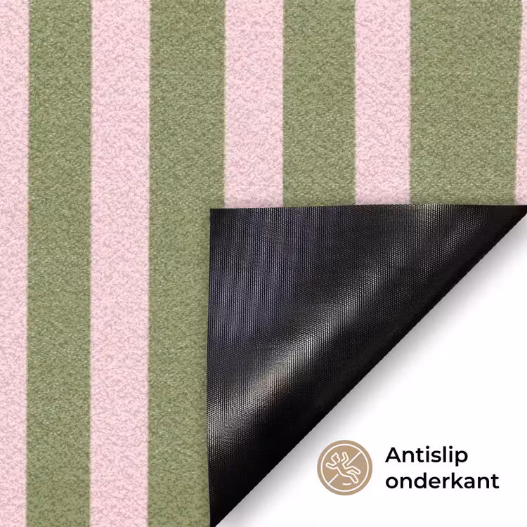 Deurmat - What's the best that could happen - Strepen - Groen - Roze — 6