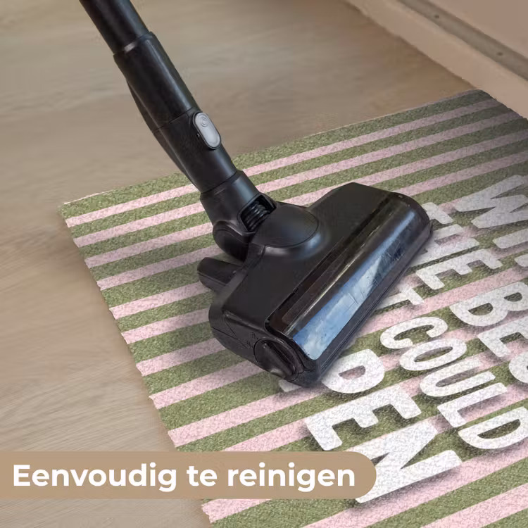 Deurmat - What's the best that could happen - Strepen - Groen - Roze — 9
