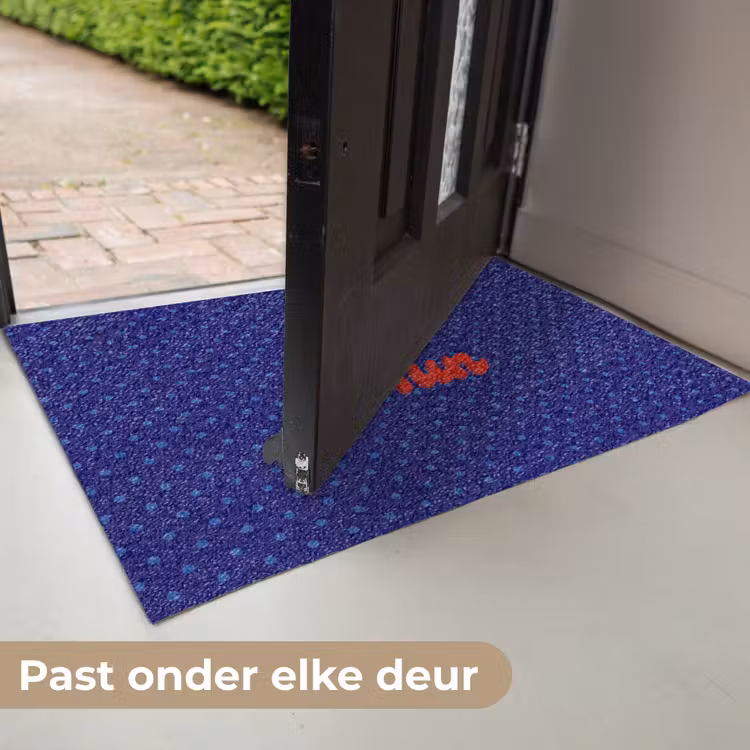 Deurmat - Yes fun - Rood - Blauw - Stippen — 7