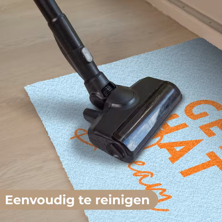 Deurmat - Blauw - Oranje - Tekst — 9