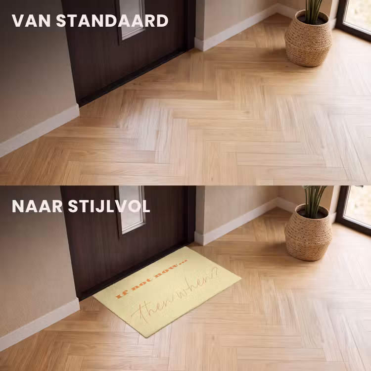 Deurmat - Geel - Oranje - if not now then when — 3