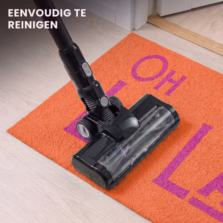 Deurmat - Oh la la - Oranje - Roze - Scheeflettertype — 9