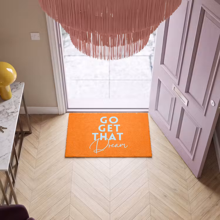 Deurmat - Oranje - Blauw - Go get that dream — 4