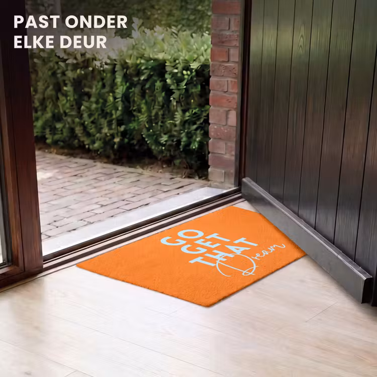 Deurmat - Oranje - Blauw - Go get that dream — 7