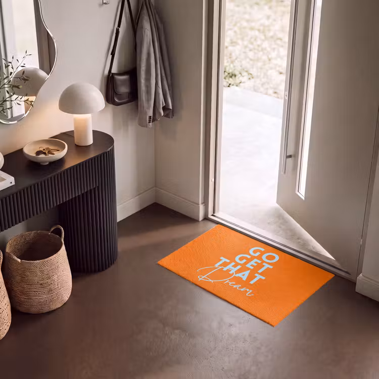 Deurmat - Oranje - Blauw - Go get that dream — 8