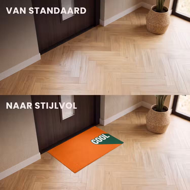 Deurmat - Cool - Oranje - Groen — 3