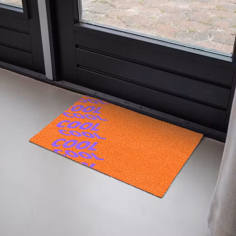 Deurmat - Cool - Paars - Oranje — 2