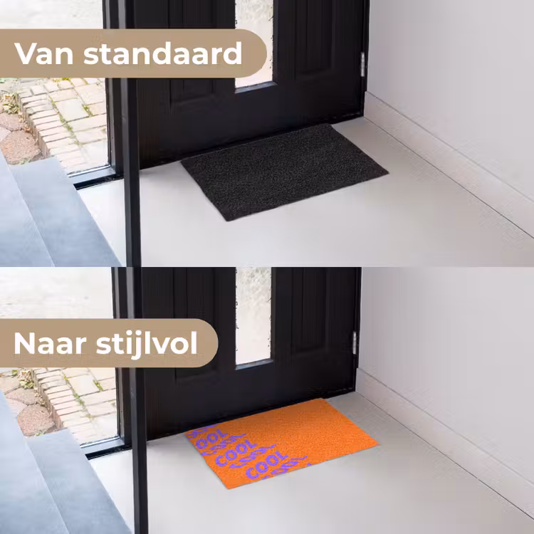 Deurmat - Cool - Paars - Oranje — 3