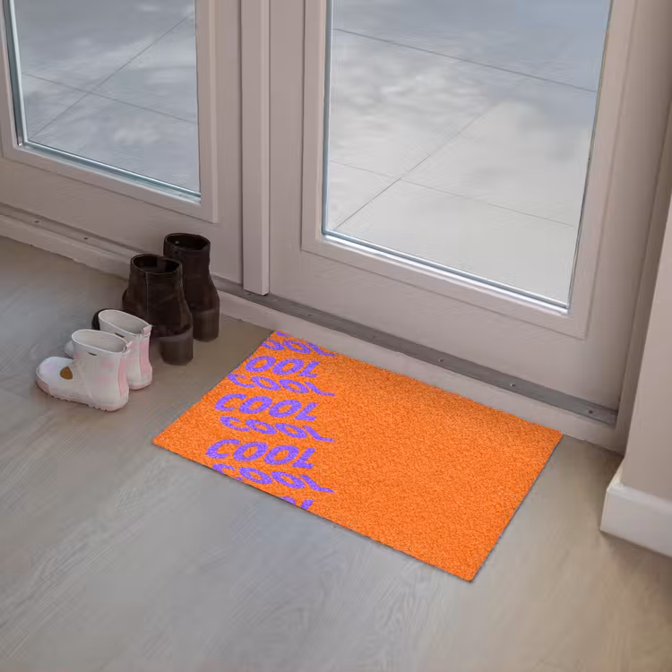 Deurmat - Cool - Paars - Oranje — 8