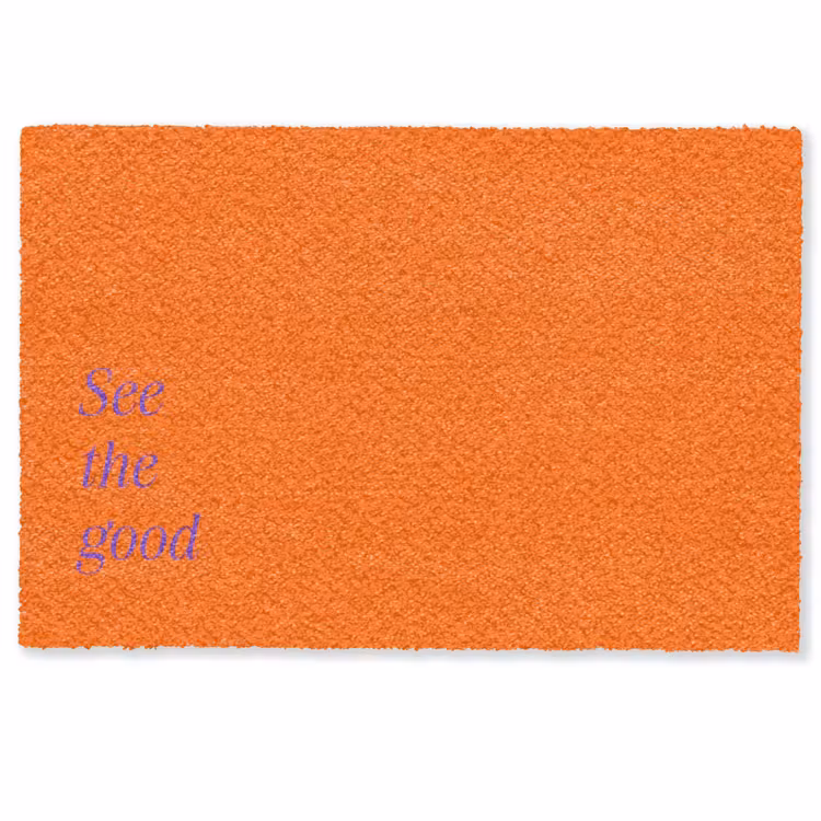 Deurmat - See te good - Paars - Oranje — 1