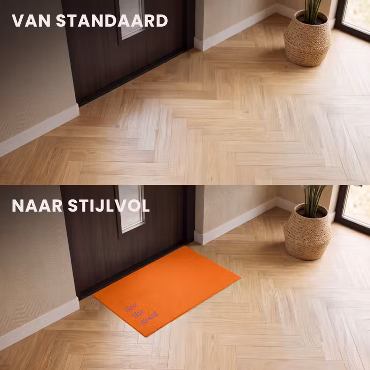 Deurmat - See te good - Paars - Oranje — 3