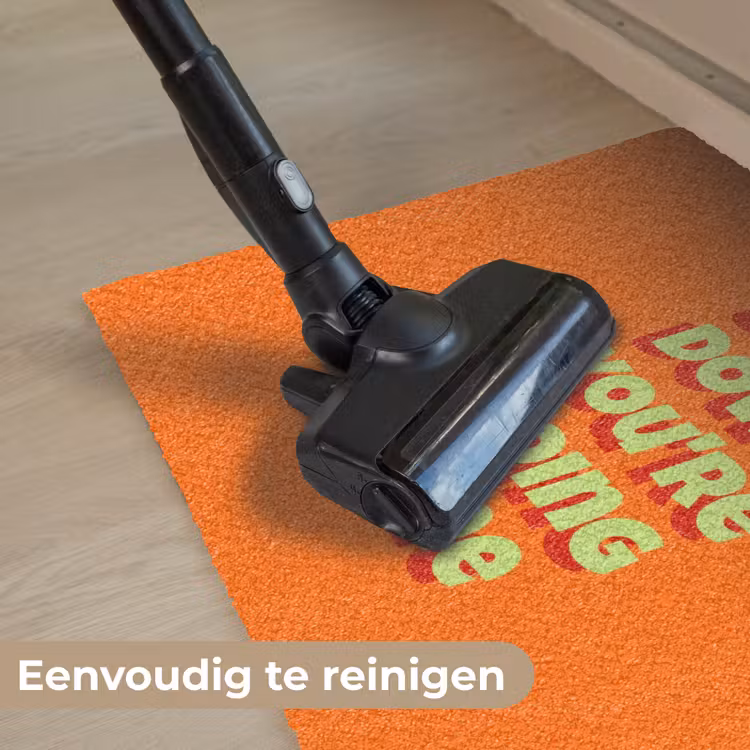 Deurmat - Slow down you're doing fine - Oranje - Simple — 9