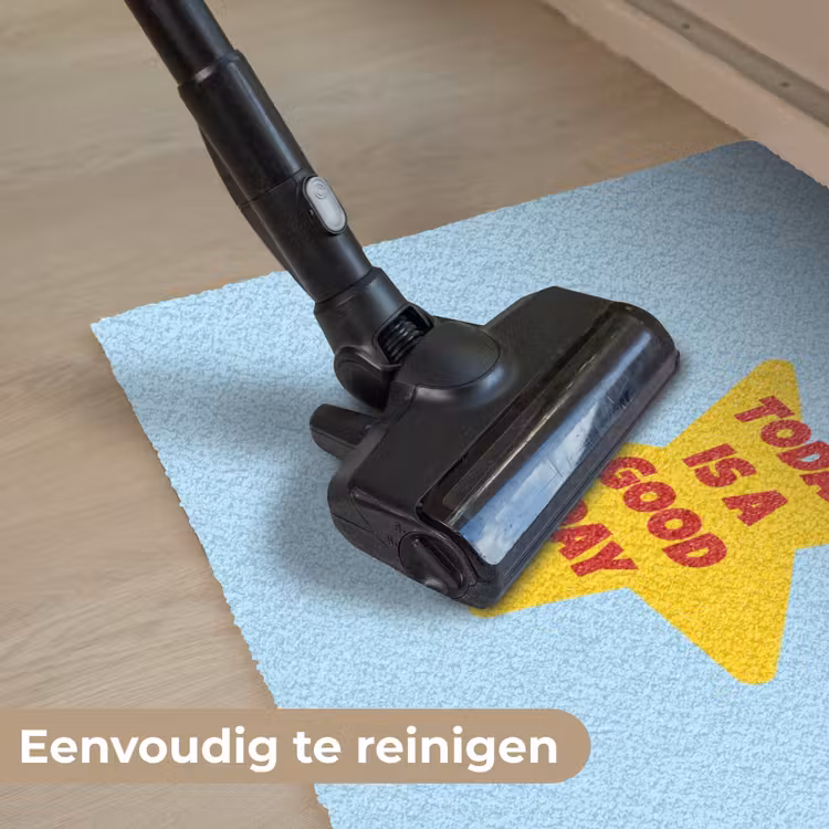 Deurmat - Ster - Today is a good day - Blauw — 9